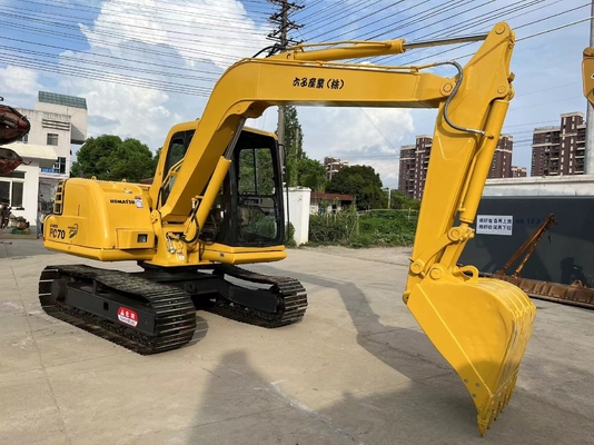Excavadora Komtsu PC70 de segunda mão de 2021 com 20 toneladas de peso operacional em boas condições