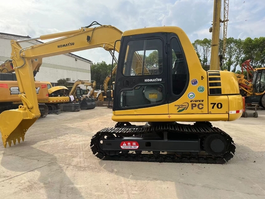 Excavadora Komtsu PC70 de segunda mão de 2021 com 20 toneladas de peso operacional em boas condições