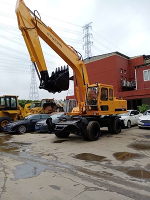 Excavadora de rodas Doosan DH150W-7 Usada Excavadora Doosan
