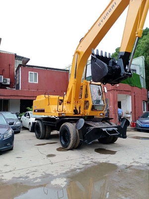 Excavadora de rodas Doosan DH150W-7 Usada Excavadora Doosan