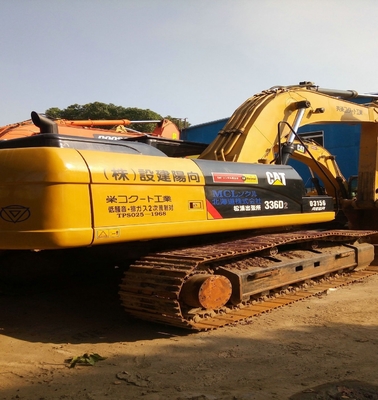 Excavadora usada Caterpillar 336D2 com motor original japonês em ótimo estado