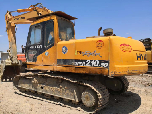 20 toneladas Hyundai 210-5 Excavator de segunda mão Excavadora de rastreamento com capacidade de balde de 0,8m3