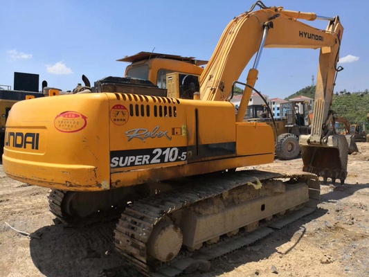 20 toneladas Hyundai 210-5 Excavator de segunda mão Excavadora de rastreamento com capacidade de balde de 0,8m3