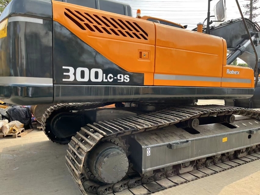 Excavadora de segunda mão 300lc-9 da Coreia em bom estado e com motor diesel