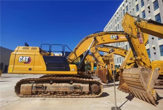 Excavadora usada Cat 349 para construção pesada de 49 toneladas em bom estado