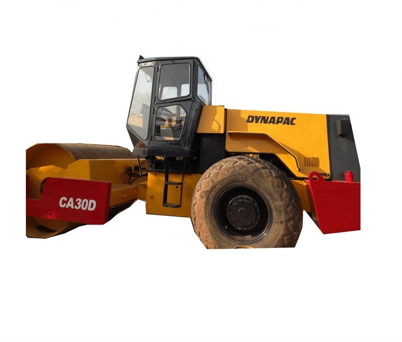 Rolamento de tambor único Dynapac CA30D usado com design original da Suécia e motor diesel