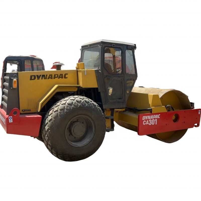 15 toneladas Dynapac CA301 Roller de estrada usado com pintura original e motor HINO do Japão