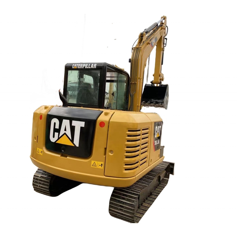 Excavadora de pintura original CAT305.5E com motor EPA do Japão e capacidade de balde de 0,35m3