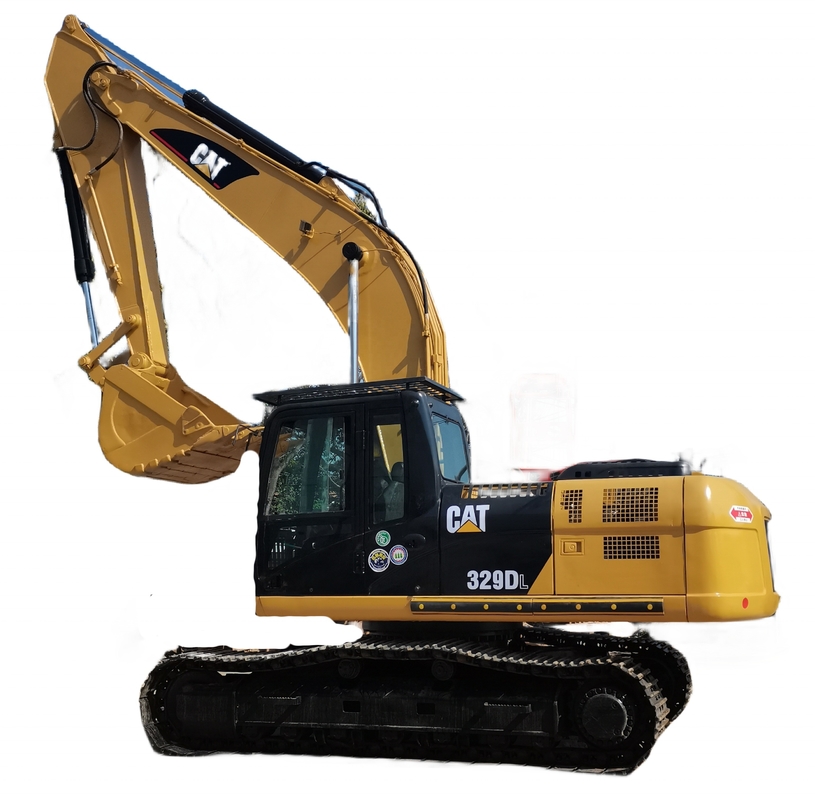 Excavadora original Caterpillar 329D para fazendas 29000 KG Crawler Digger em boas condições