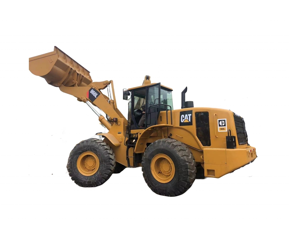 Bom estado CAT 966L carregador de rodas usado com motor japonês e bomba hidráulica Liyuan