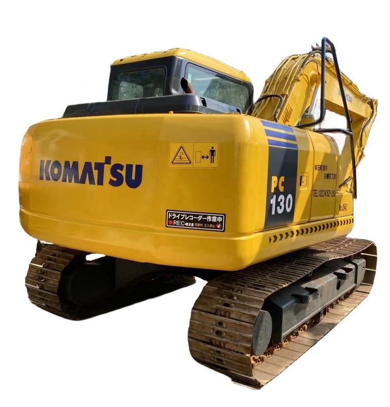 Excavadora de rastreamento Komatsu PC130 usada com motor EPA Horas de trabalho baixas Bom estado