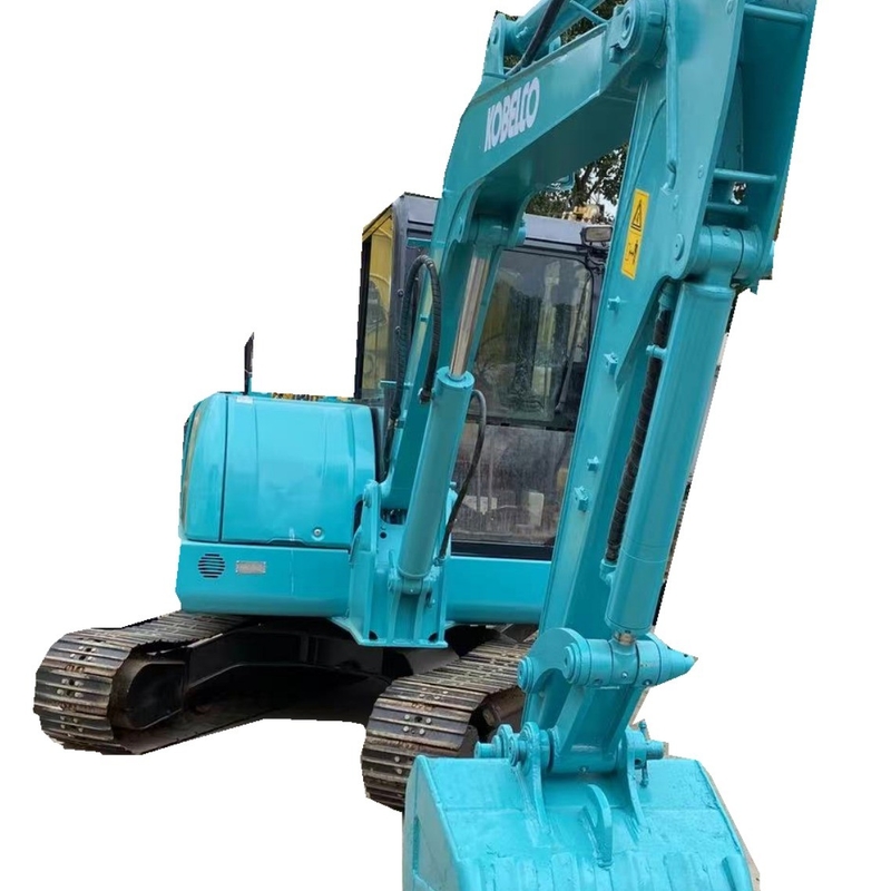 Excavadora mini Kobelco SK60 usada com bomba hidráulica Liyuan Horas de trabalho baixas 0-2000