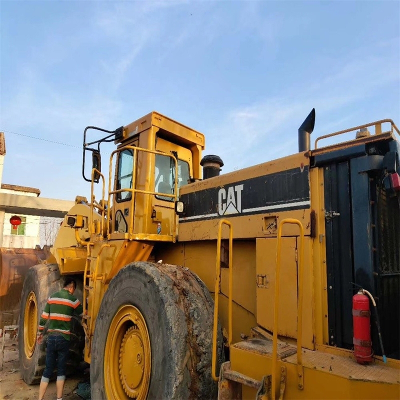 CAT 988F Carregador de rodas original japonês em bom estado, de segunda mão, com poucas horas de trabalho