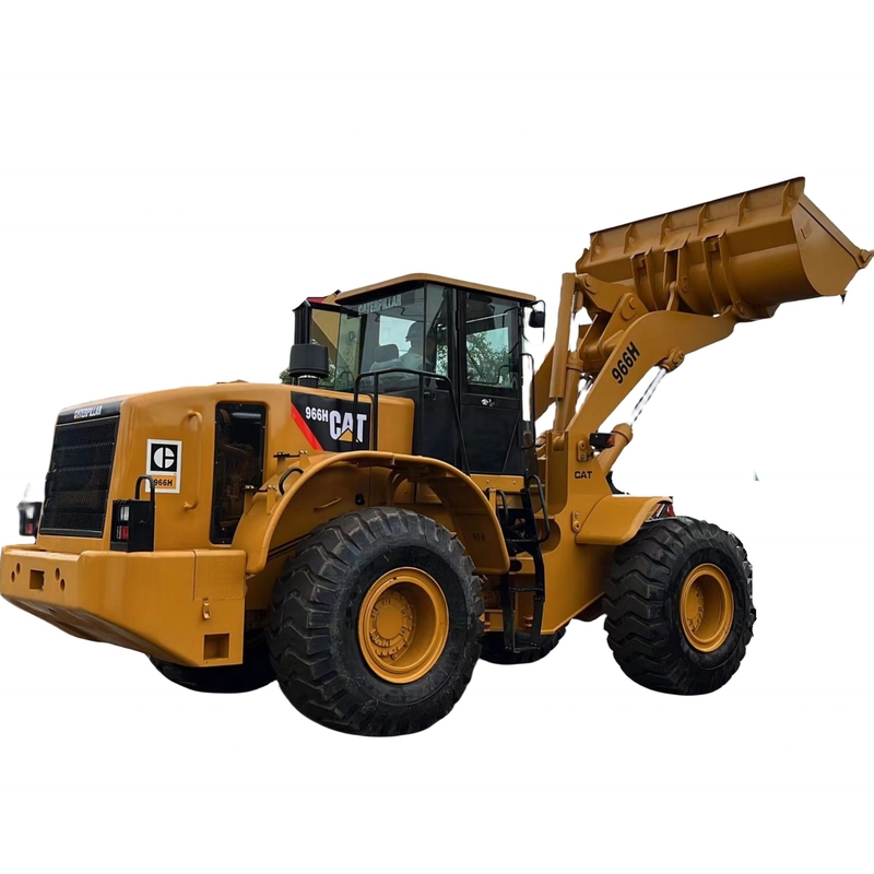 Japão Máquina de trator original Carregador de rodas usados CAT 966H com válvula hidráulica Liyuan