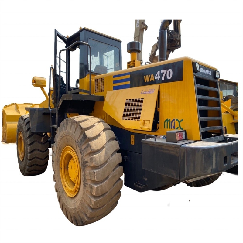 194kw carregador de rodas de segunda mão de 7 toneladas de grande carga válvula hidráulica Outro Komatsu WA 470
