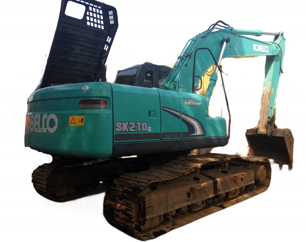 Excavadora usada Kobelco SK210LC Japão Trator original com baixo consumo de combustível