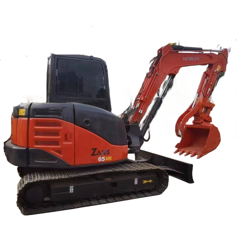 Excavadora movel de tipo crawler usada Hitachi ZX65UR para suas necessidades de construção