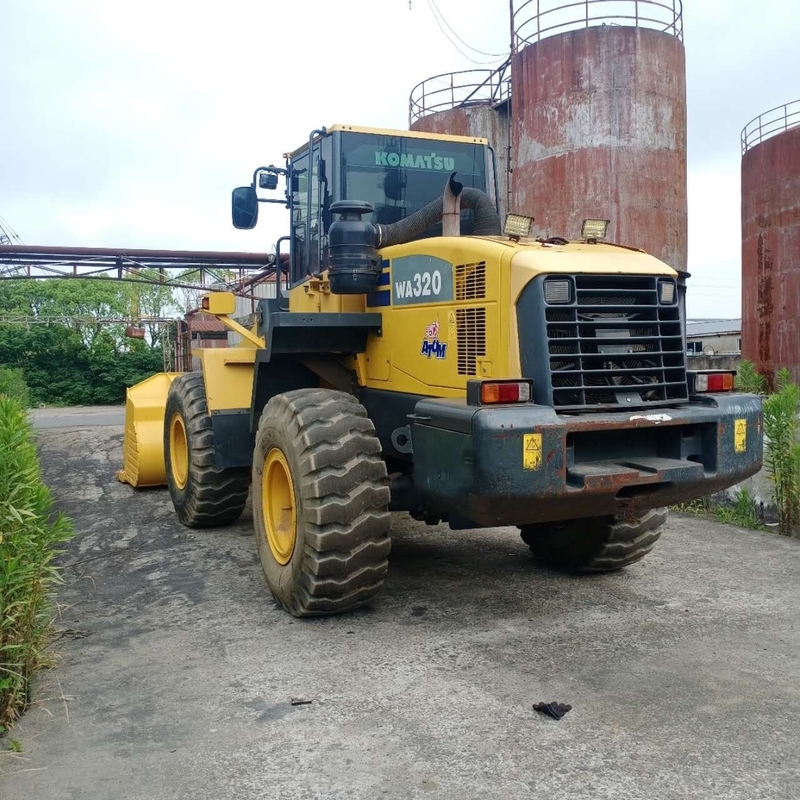 96KW Usado Japão EPA Motor WA320 Carregador de Roda Hidráulica Komatsu WA320-5 Tinta Original