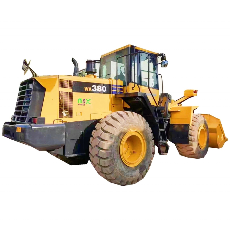 Bom estado de segunda mão Komatsu WA380 Carregador usado Excavadora Cor Original Carregador de Pagamento