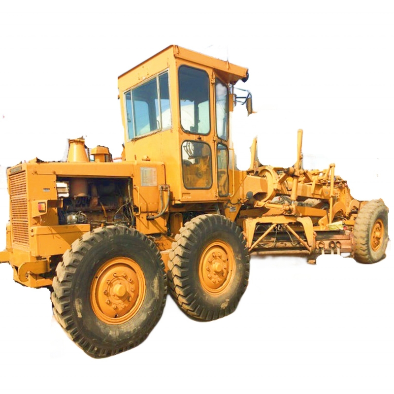 Máquina usada Japão pintura original Komatsu GD505A 20ton Grader no Japão com motor CAT