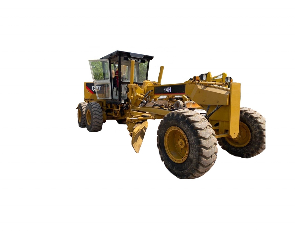 Horário de trabalho reduzido Gradiente Caterpillar 14H usado com motor CAT original em boas condições