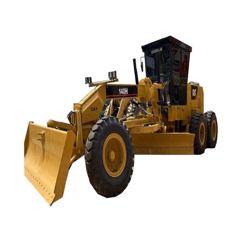 Japão Original Usado Caterpillar 140H Motor Grader para Construção de Horas de Trabalho Baixas
