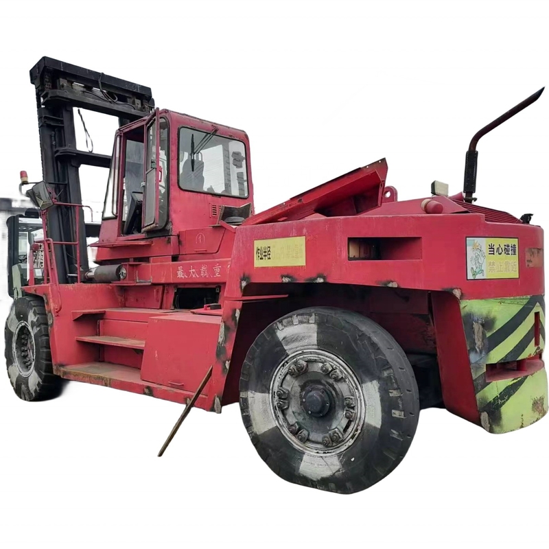 Caminhão de empilhadeira de 25 toneladas Mitsubishi FD250 com motor CAT e bomba hidráulica Nabtesco