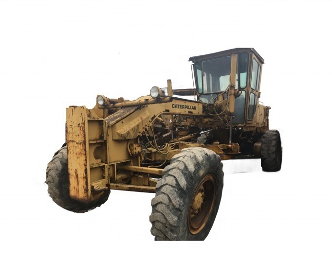 Boa condição, rolha de tambor duplo CAT 12G, máquina de classificação de terra usada do Japão.