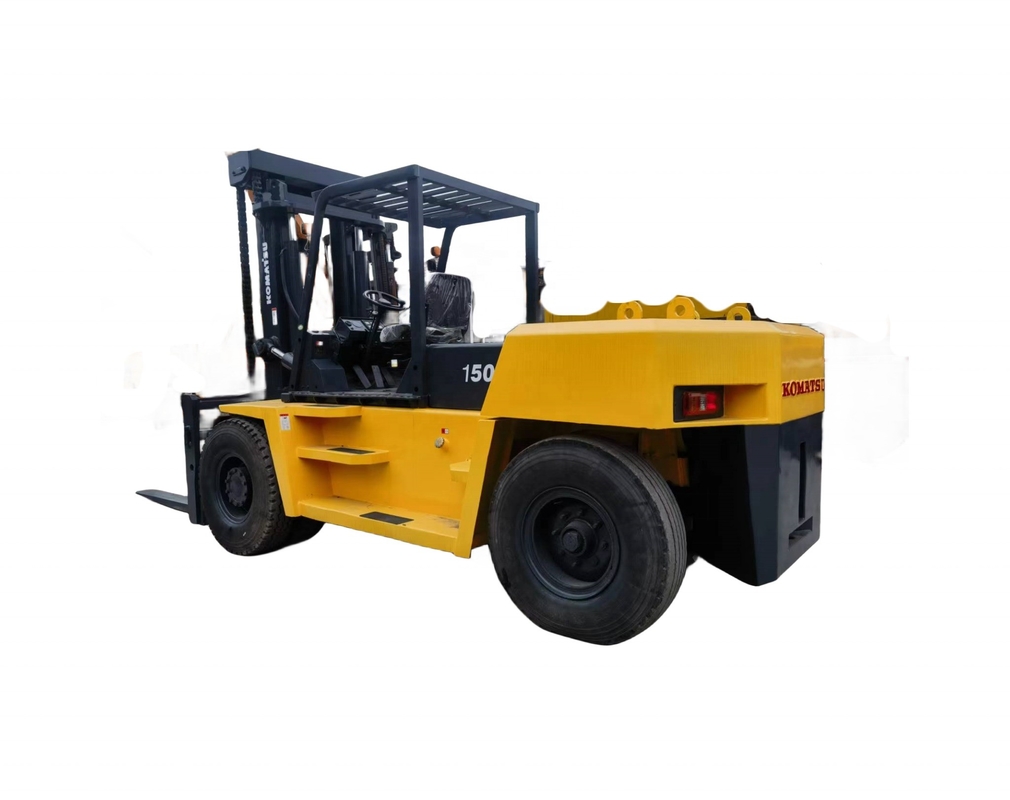 A preços acessíveis USED 96KW empilhador TCM FD15ton EPA Motor empilhador hidráulico KOMATSU FD15on
