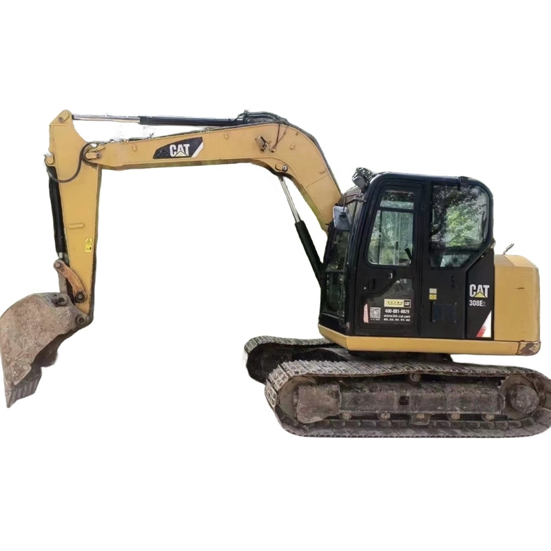8 toneladas Usado Japão Máquina de Escavação de Diesel de Tinta Original Mini Digger Caterpillar 308E2
