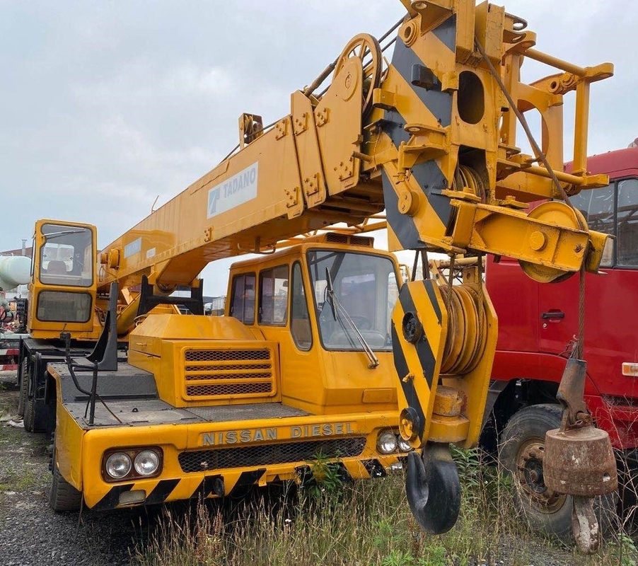 Original Japão TADANO 25 TON Cranes hidráulicos de segunda mão em Xangai Em bom estado