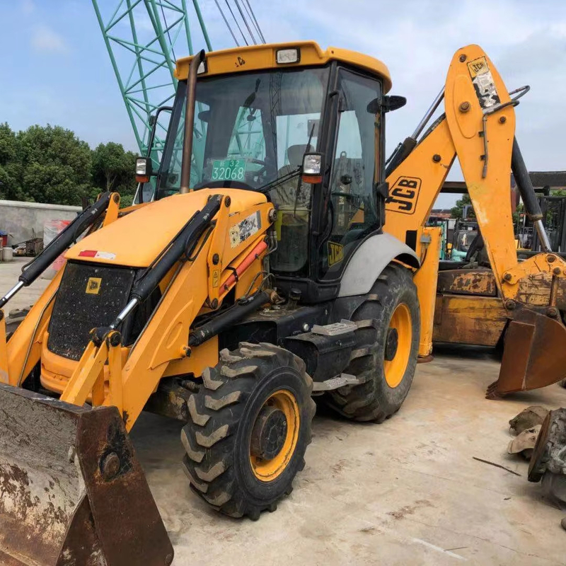 JCB 4CX/3CX Carregador de retroescavadeira usado com 0-2000 horas de trabalho e válvula hidráulica Liyuan