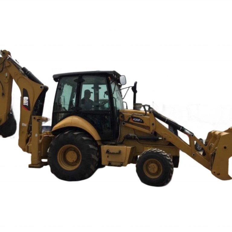 CAT 430F Carregador usado com capacidade de balde de 0,2 m3 e poucas horas de trabalho Em bom estado