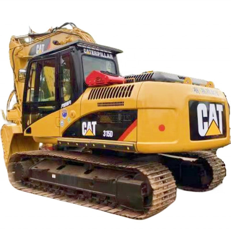 Fazendas Usadas 15 toneladas Japão Tinta Original Excavadora Diesel Caterpillar 315D com Horários Baixos