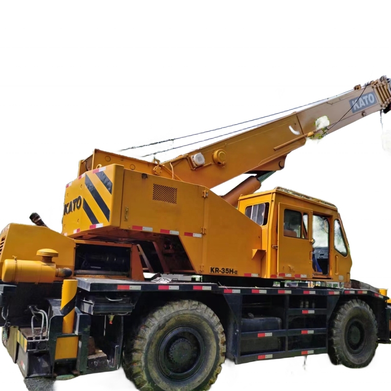 Kato KR-35H Excavator Top- Japão Motor para guindaste de caminhão de segunda mão