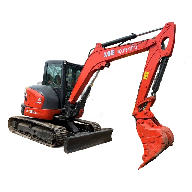 2000 KG Liyuan bomba hidráulica usado Kubota KX163-5 escavadeira em excelente estado