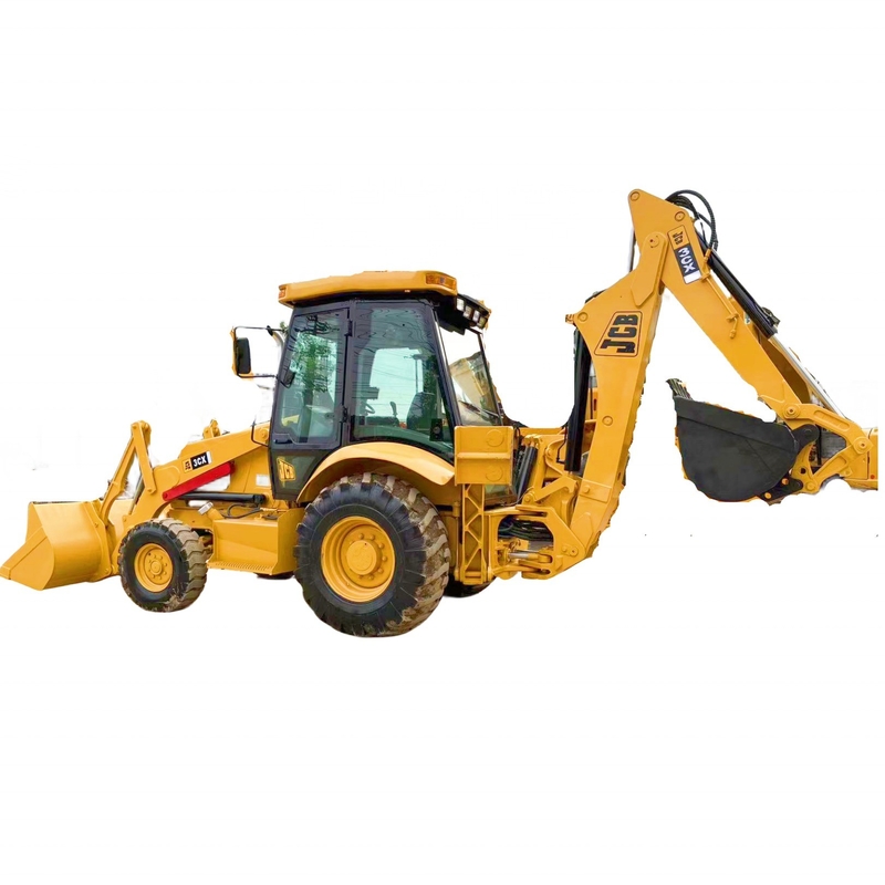 Alta eficiência operacional 20 toneladas Carregador de retroescavadeira usado JCB 3CX Japão Tinta original