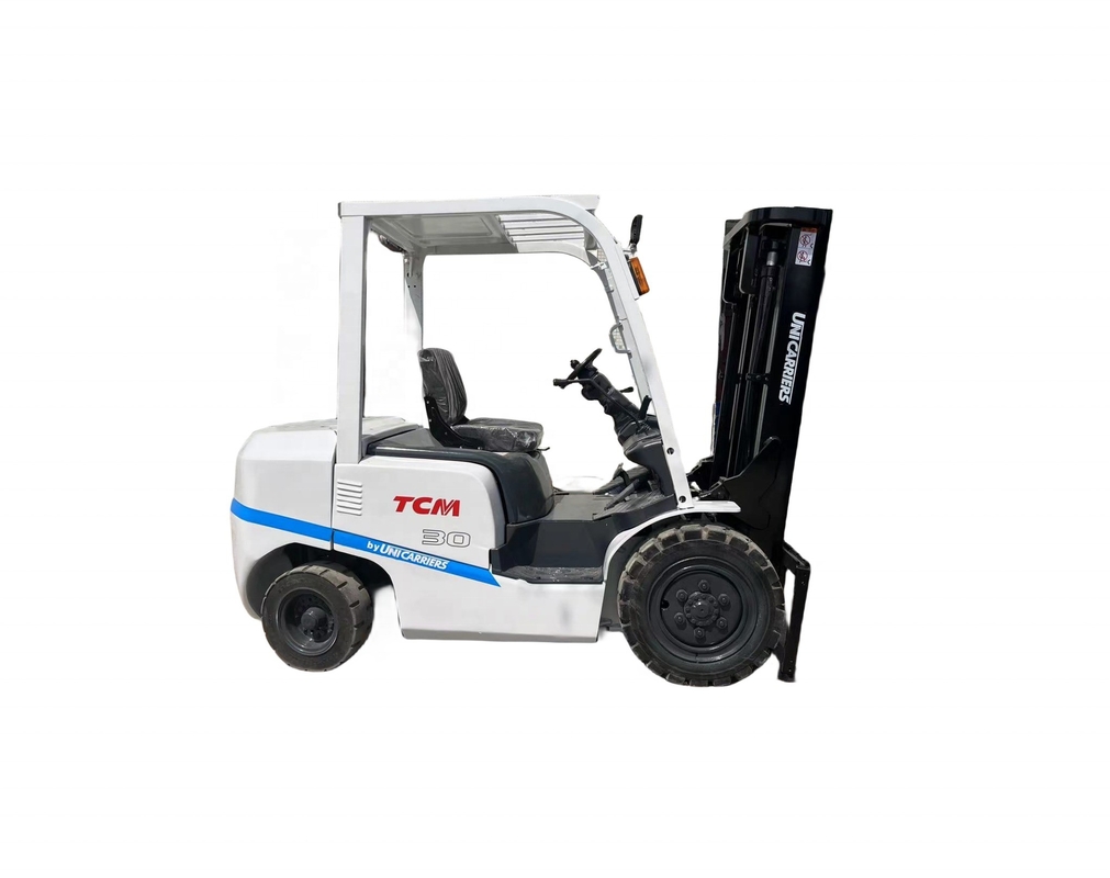 TCM FD30 3t Mini-Forklift Motor Diesel para caminhão de elevação de paletes de contentores de armazém