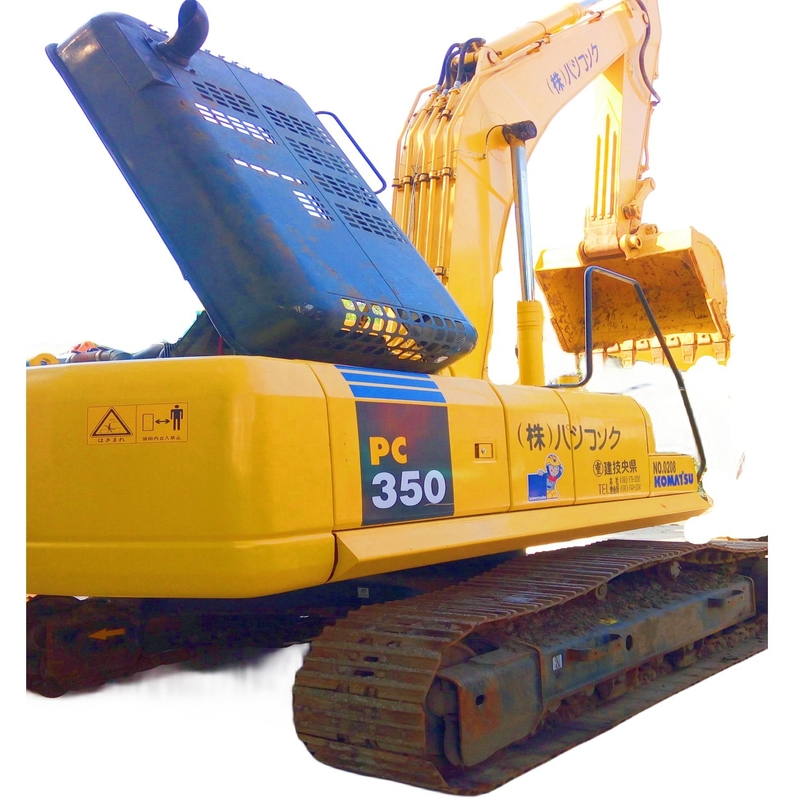 Excavadora usada Komatsu PC350 Japão Pintura original 35ton Excavadora Komatsu Crawler