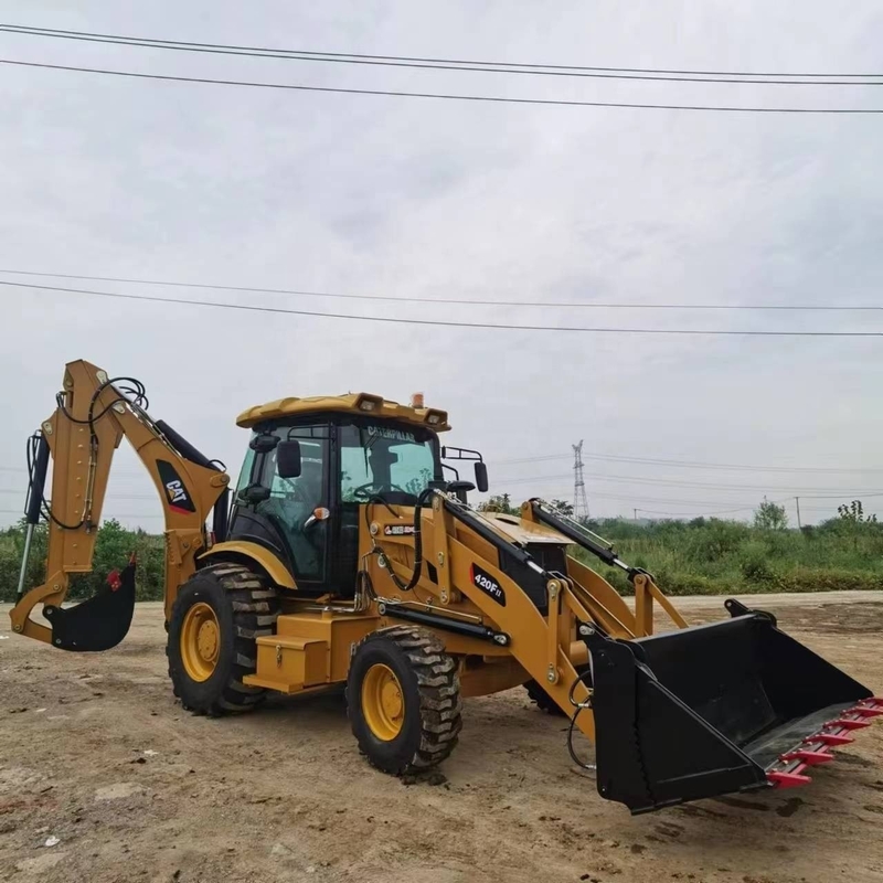 Japão Tinta Original Usada Carregadora de retroescavação HINO Motor 20ton Caterpillar 420F para Sal