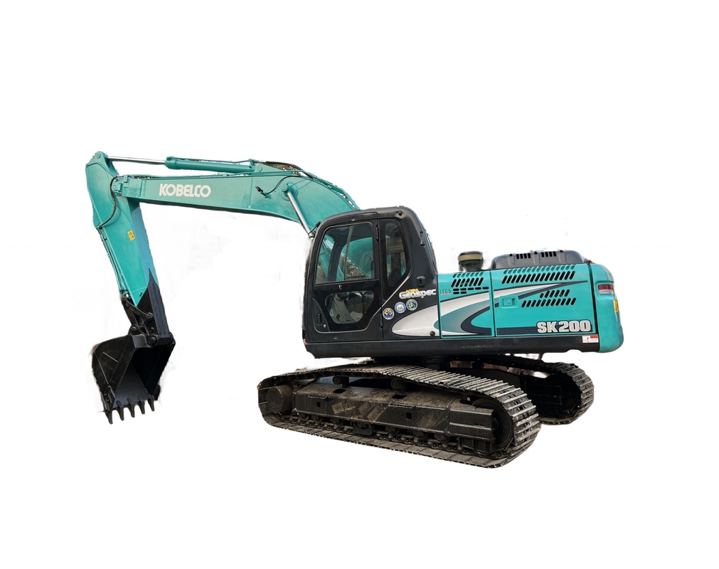 Excavadora usada Kobelco SK210LC com bomba hidráulica Liyuan e tinta original no Japão