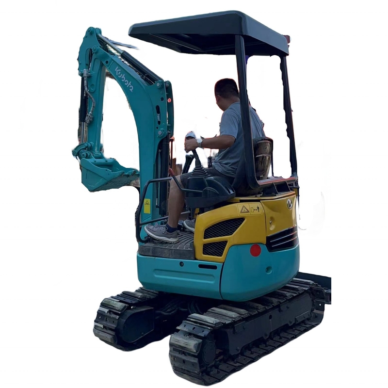 Excavadora Kubota U-15 usada com pintura original e bomba hidráulica Liyuan do Japão