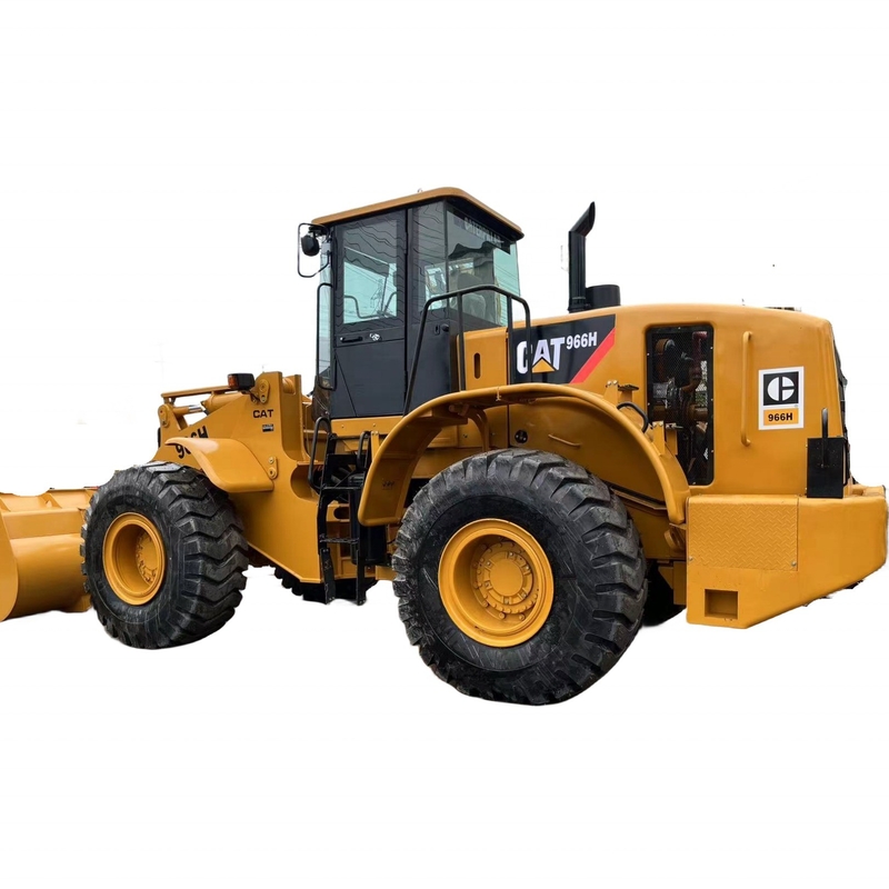 CAT 966H Carregador de rodas Máquinas de construção de segunda mão com tração nas quatro rodas no melhor dos casos