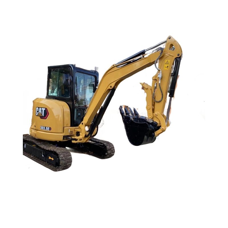 CAT 303.5 Excavadora usada com motor japonês e capacidade de balde de 0,3 m3 em bom estado