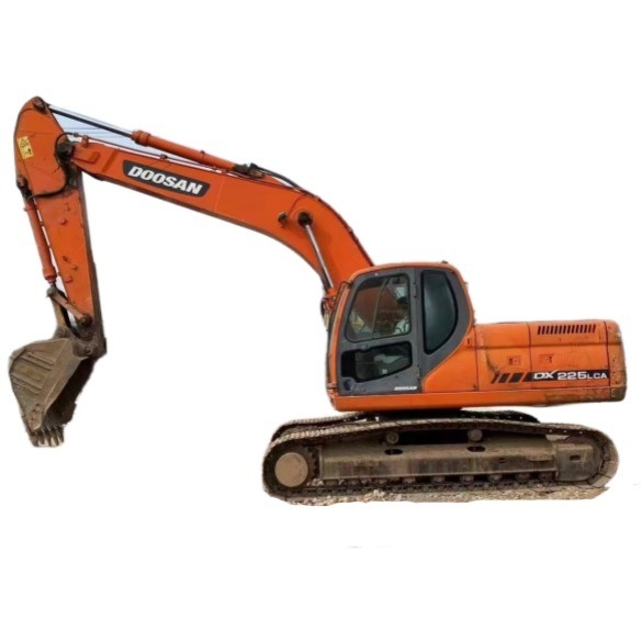 Boa condição 2019 Doosan DX225LCA 22 Ton Excavator Coreia do Sul Feito Cor Original