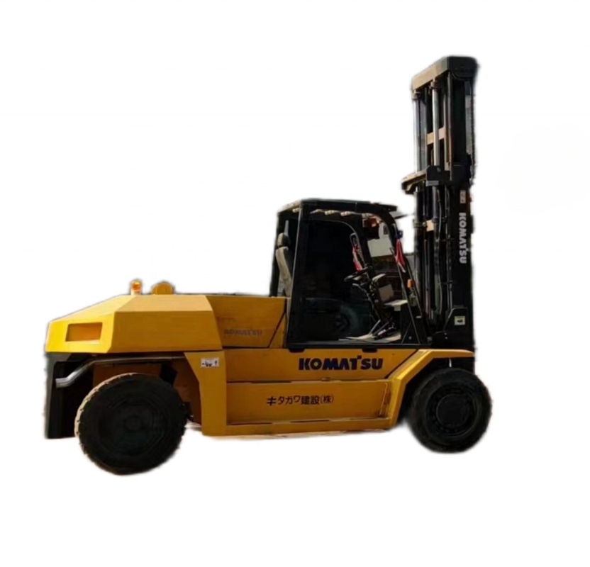 10 toneladas Horas baixas Komatsu FD100 empilhadeira equipamento pesado com boa capacidade de elevação
