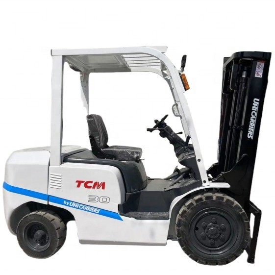 TCM usado mais seguro 3 toneladas 3,5 toneladas diesel empilhadeira com motor ISUZU YANMAR MISUBISHI FD30
