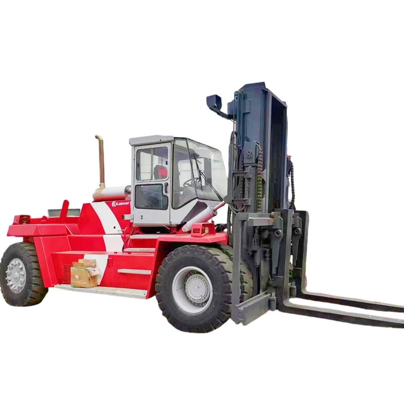 Forquilha diesel Kalmar 25 original Suécia usada de 25 toneladas para levantamento de cargas pesadas em boas condições