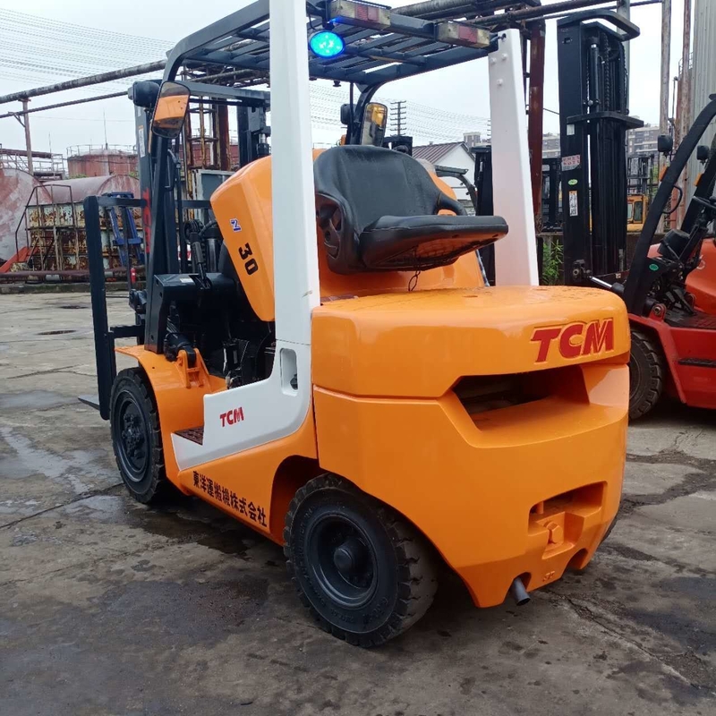 6 toneladas de empilhadeira diesel original TCM 3 toneladas de empilhadeira usada para manobras suaves