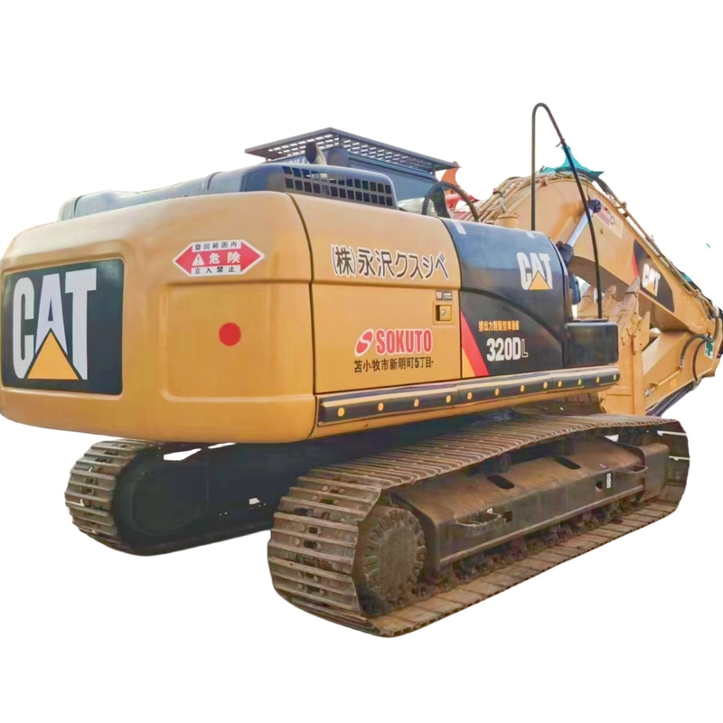 Excavadora de segunda mão CAT 320DL Crawler com motor Robin em excelentes condições de trabalho